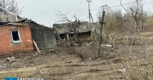 Фото: Харківська обласна прокуратура: Склад-магазин у Липцях зруйновано вчорашнім російським обстрілом на порталі Gromada Group