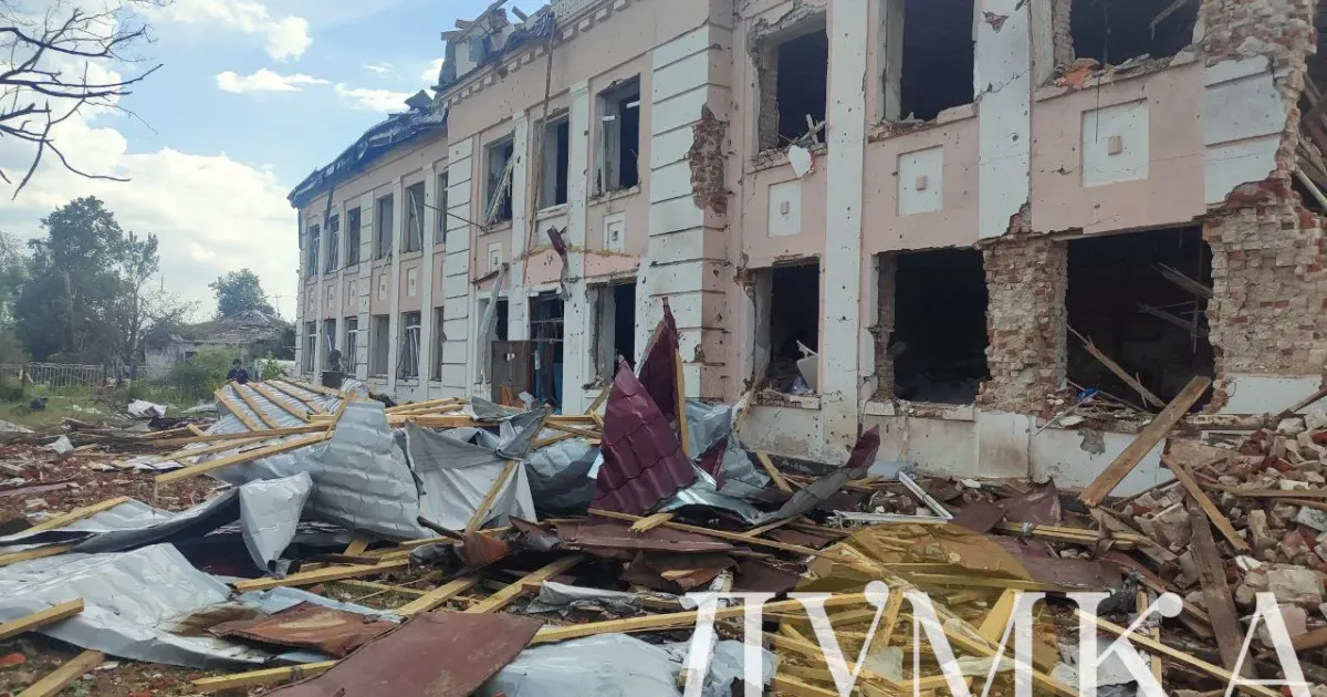 Липецький ліцей імені П. В. Щепкіна / фото: Думка Як виглядає знищене російськими окупантами село Липці на Харківщині: ексклюзивні фото на порталі Gromada Group