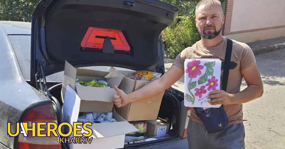Фото: UA HEROES KHARKIV «Гострим картузам» з Липецького відтинку допомагають волонтери «Люботин SOS» на порталі Gromada Group