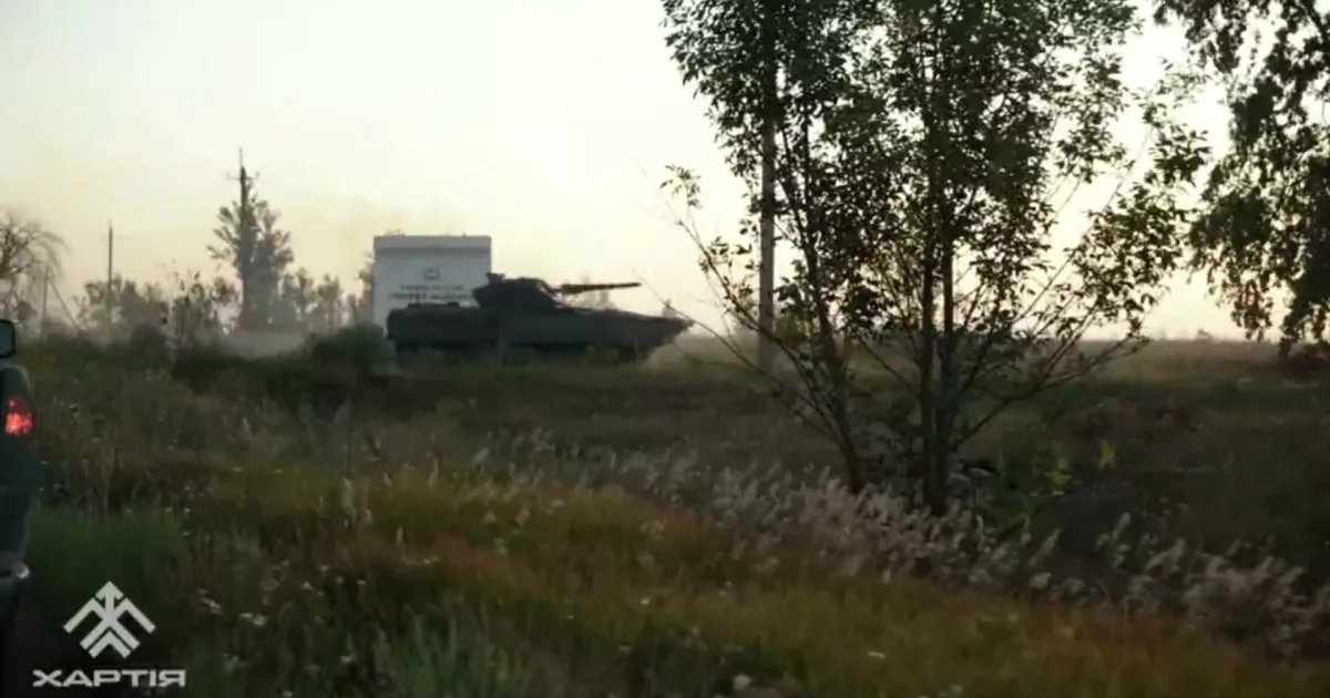 Скриншот з відео На Липецькому відтинку «Хартія» вибила ворога з позицій на порталі Gromada Group