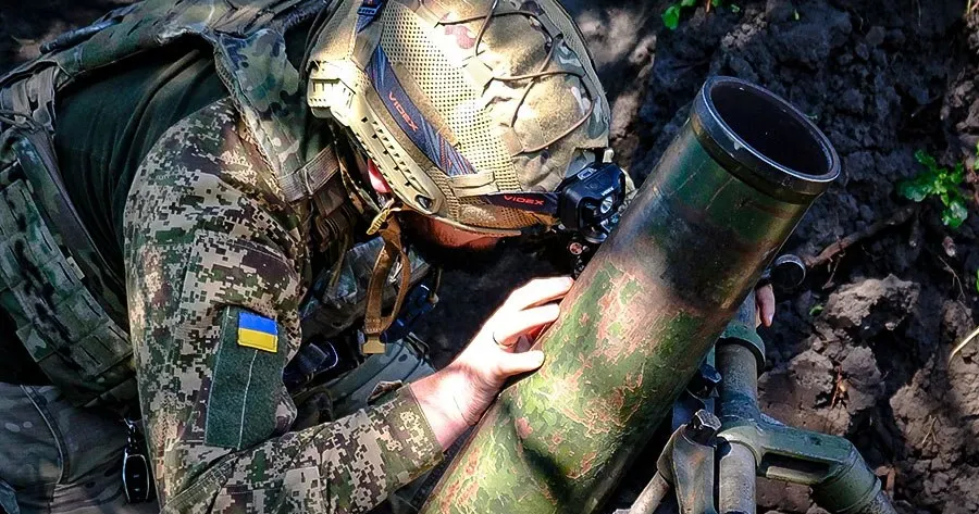 Фото: Східне оперативно-територіальне об'єднання Національної гвардії України Як мінометники «Спартана» «насипають» по окупантах поблизу Липців: фоторепортаж на порталі Gromada Group