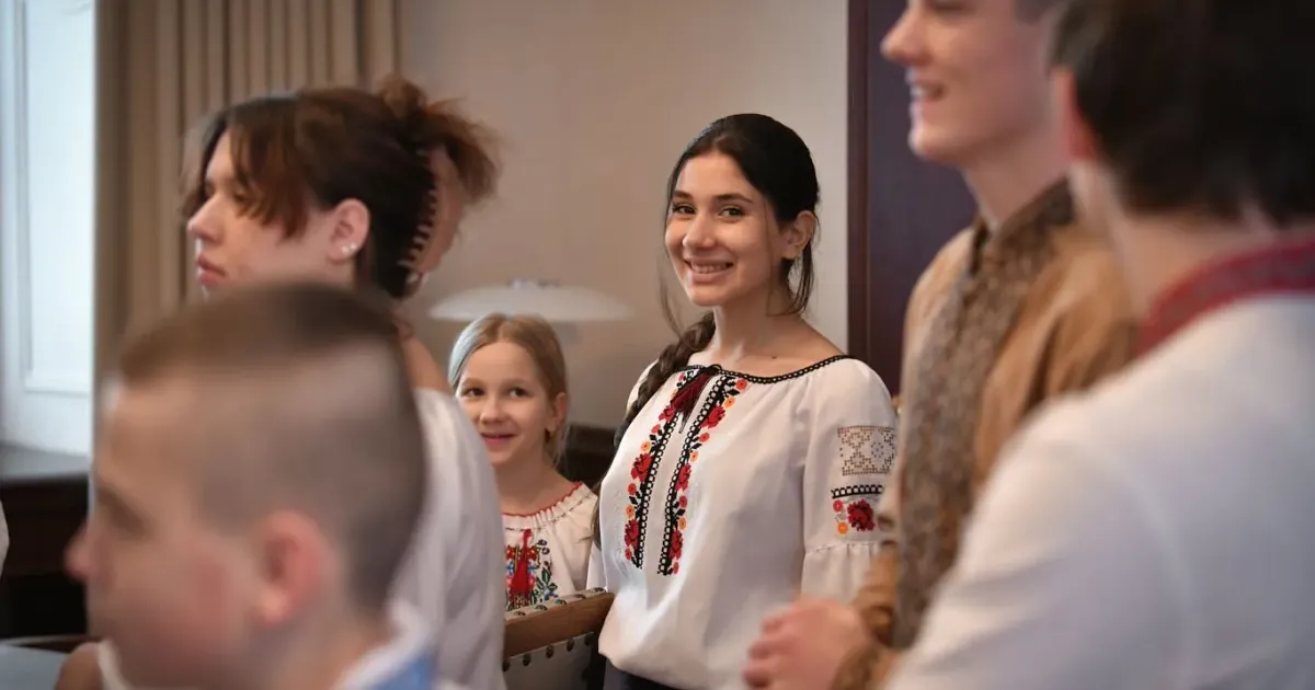 Фото: пресслужба Президента Латвії Едгарса Рінкевичса Вероніка з Липецької громади представляла українських дітей у Латвії на порталі Gromada Group