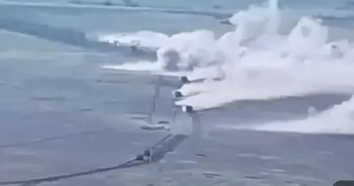 Скриншот з відео У районі Красного Липецької громади ЗСУ знищили колону загарбників на порталі Gromada Group