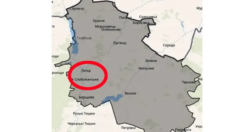 Карта Липецької громади росія вдарила по Липецькій громаді ракетами С-300 на порталі Gromada Group