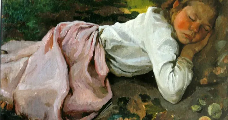 Зінаїда Серебрякова. Спляча Галя. 1907-1909 роки. Полотно, олія ЛИПЦІ Gromada Group продовжує наповнювати рубрику #не_скучно_з_Серебряковою , присвячену талановитій художниці Зінаїді Серебряковій, життя і творчість якої пов’язані з селом Нескучне, нині Липецької сільської територіальної громади. Цього разу це спогади селянки Є. Г. Федоренко про життя художниці та її сім’ї у Нескучному.