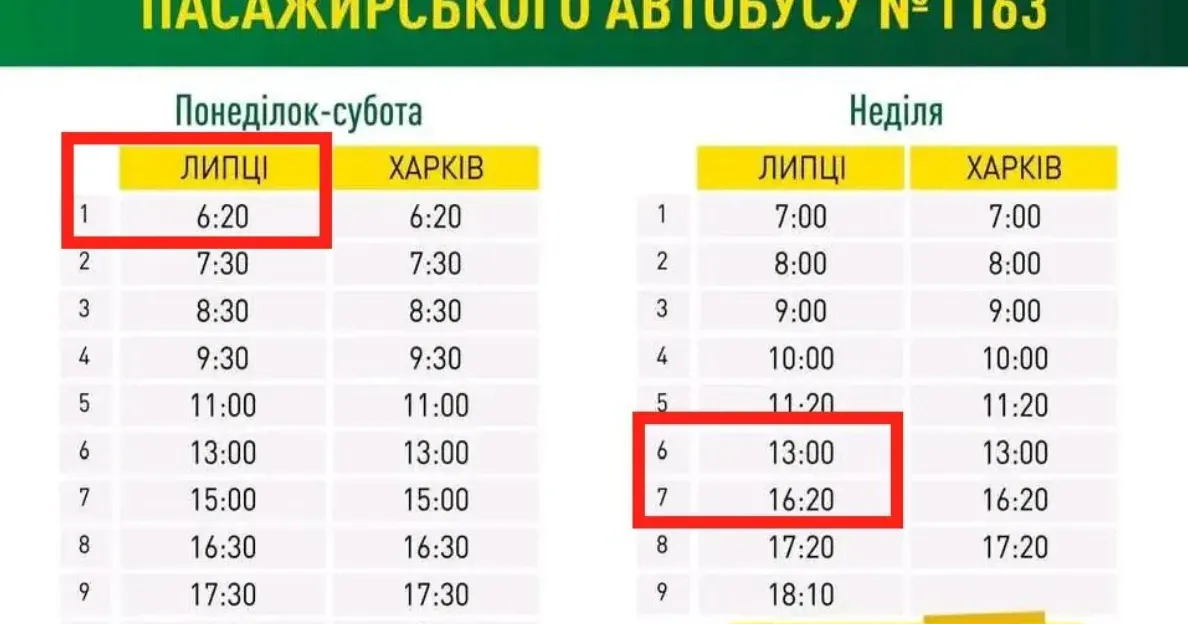 ЛИПЦІ Gromada Group проводить опитування місцевих мешканців, чи готові вони підтримати звернення до органів місцевої влади з проханням ініціювати запит до перевізника щодо коригування розкладу руху пасажирського автобуса за маршрутом «Липці — Харків — Липці».