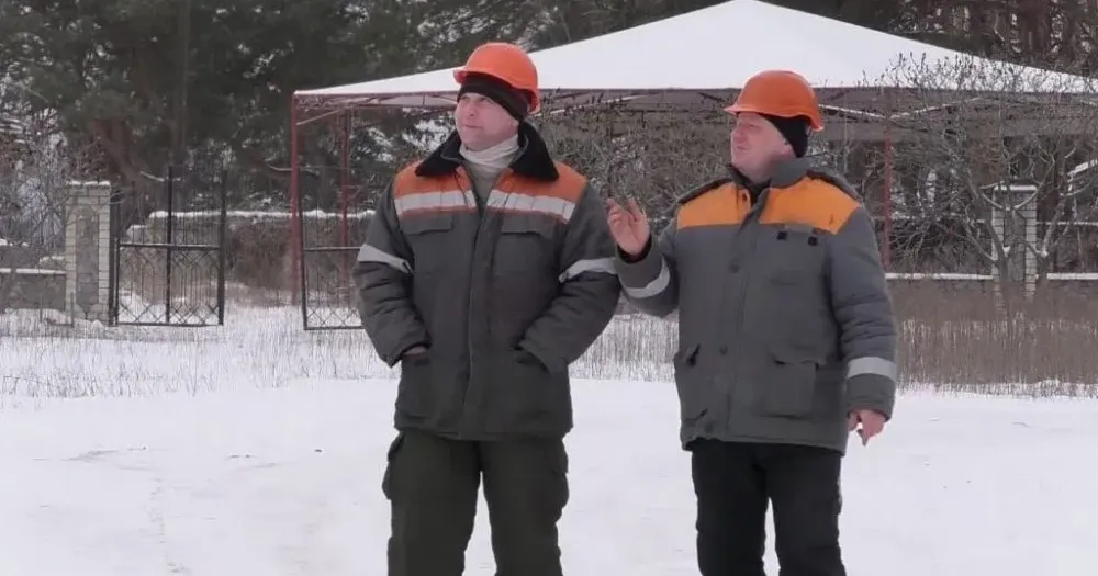 Скриншот з відеосюжету АТН Харків Про героїчну роботу липецьких енергетиків розповіли у відеосюжеті АТН Харків на порталі Gromada Group