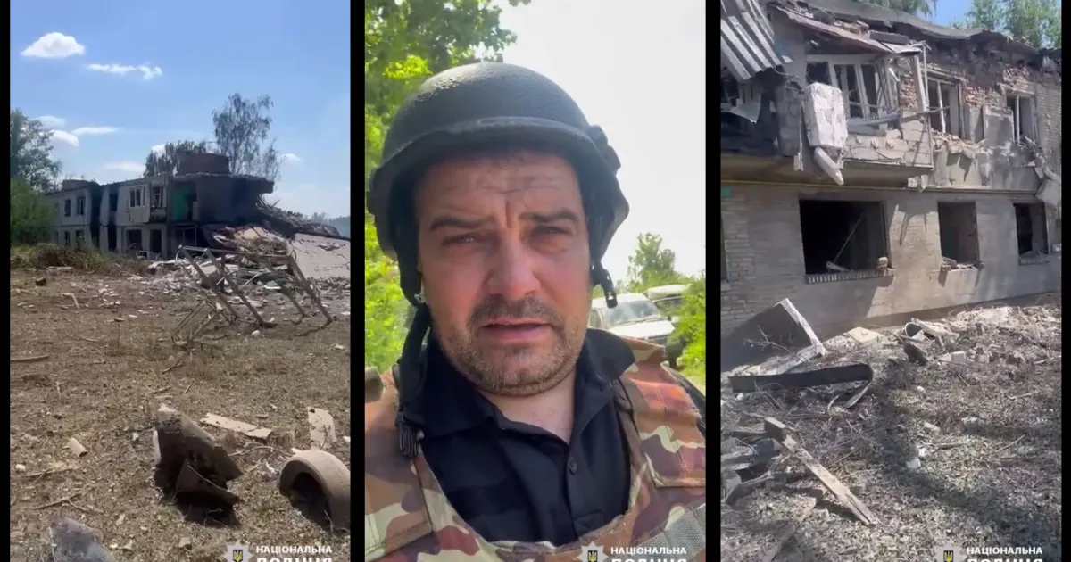 Скриншоти з відео Чотирьох мешканців Липецької громади евакуювали поліцейські на порталі Gromada Group