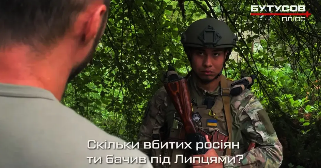 Скриншот з відео «Ми працювали багато на території Липців»: на Липецькому напрямку Україну захищає колумбієць Хуліо Моралес на порталі Gromada Group