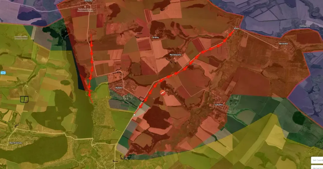 Скриншот з відео «Сараями» та «м’ясом»: як штурмували росіяни в районі Липців на порталі Gromada Group