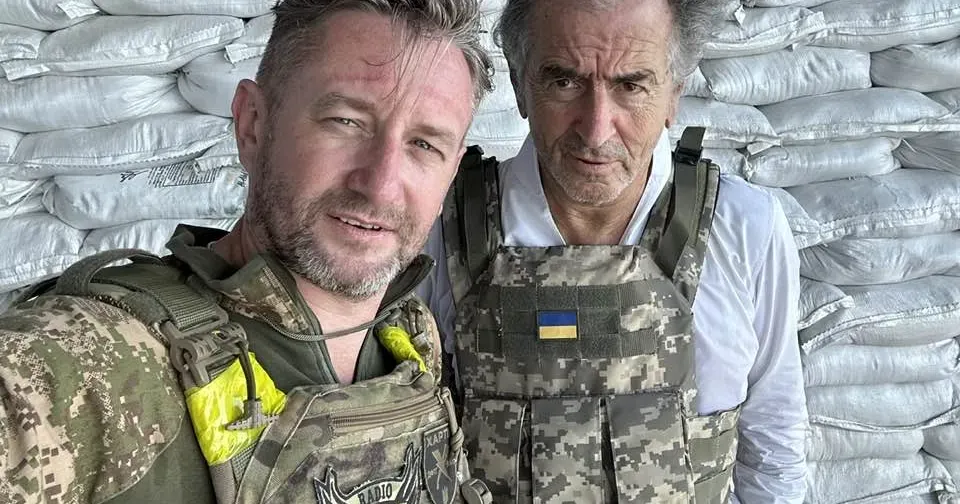 Фото: Сергій Жадан Бригаду «Хартія» відвідав Бернар-Анрі Леві на порталі Gromada Group