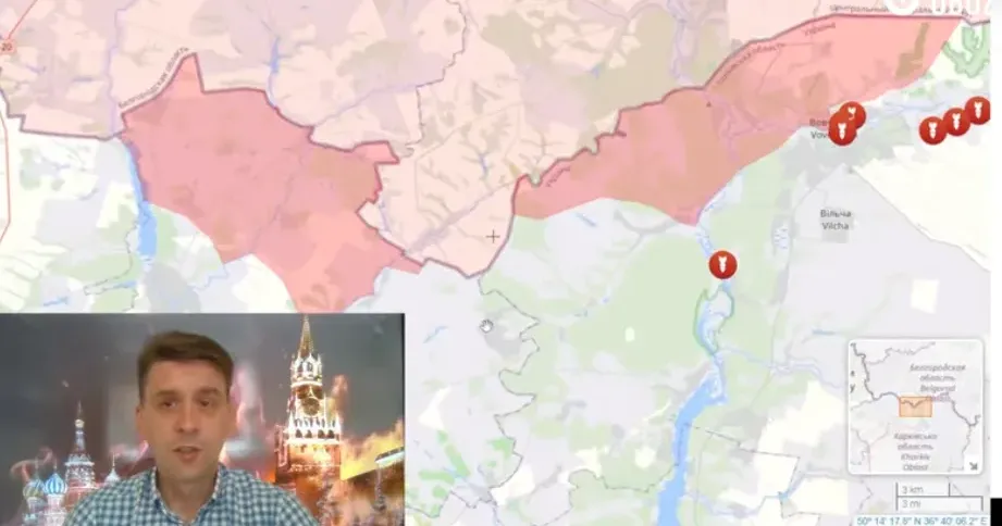 Скриншот з відео OBOZ TV Вовчанський напрямок і район Липців перетворюється для росіян на пастку — експерт Коваленко на порталі Gromada Group