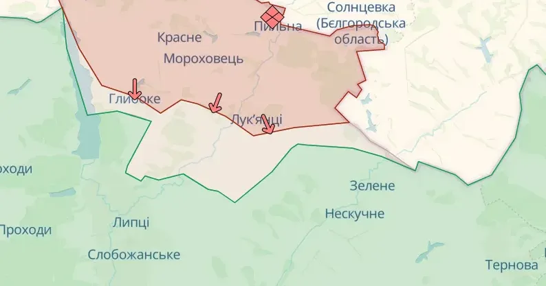 Скриншот deepstatemap.live станом на 19.05.2024 В районі Липець ворог не просунувся — DeepState на порталі Gromada Group