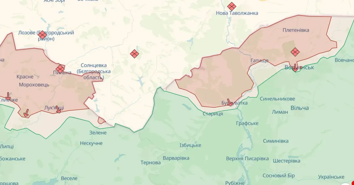 Карта DeepState станом на 19.06.2024 Українські сили відбили позиції поблизу Липців — експерти ISW на порталі Gromada Group