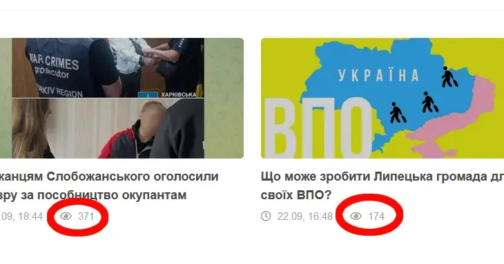 Результати опитування про важливі теми — то одне. А статистика переглядів — то зовсім інше. Чи можна робити з цього якісь висновки щодо тем, які цікавлять читачів ЛИПЦІ Gromada Group?