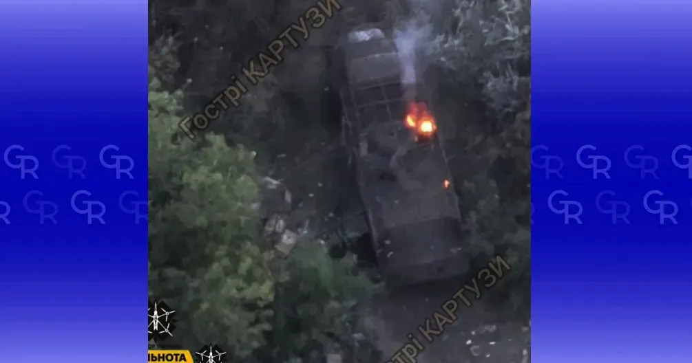 Скриншот з відео "Гострих картузів" Шість орковозок за один день підсмажили «Гострі картузи» на порталі Gromada Group