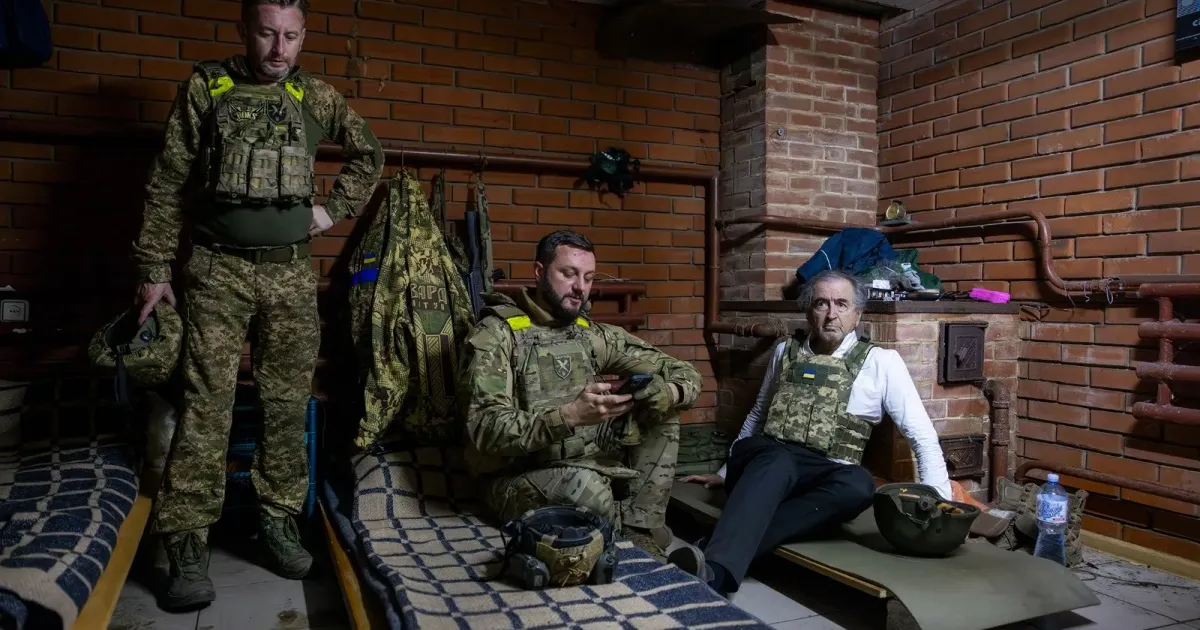 Фото зі сторінки Бернара-Анрі Леві у соціальній мережі Х Липці: тут поставлена на карту доля Франції та Європи — Бернар-Анрі Леві на порталі Gromada Group