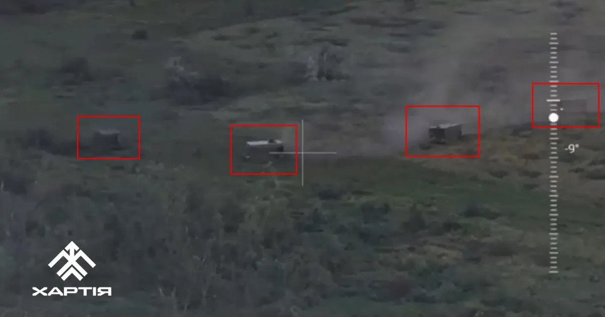 Скриншот з відео бригади "Хартія" У бій вступили «з коліс»: на Липецький відтинок у травні «Хартія» передислокувалась менш ніж за добу на порталі Gromada Group