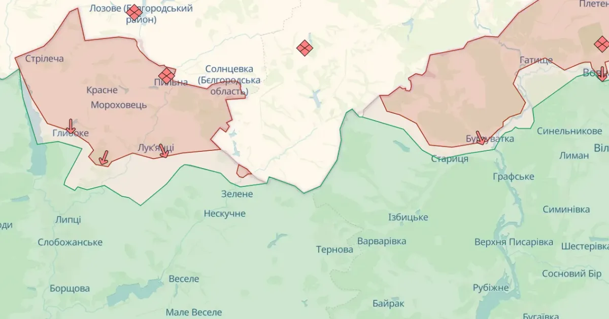 Карта DeepState станом на 28.06.2024 В районі Липців і Вовчанська росіяни успіхів не мають, утім активно знищують їх КАБами — експерт Коваленко на порталі Gromada Group